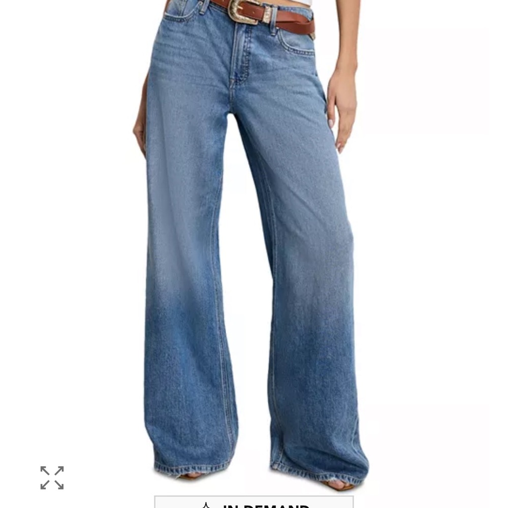 Good American Light Blue Flare Jeans